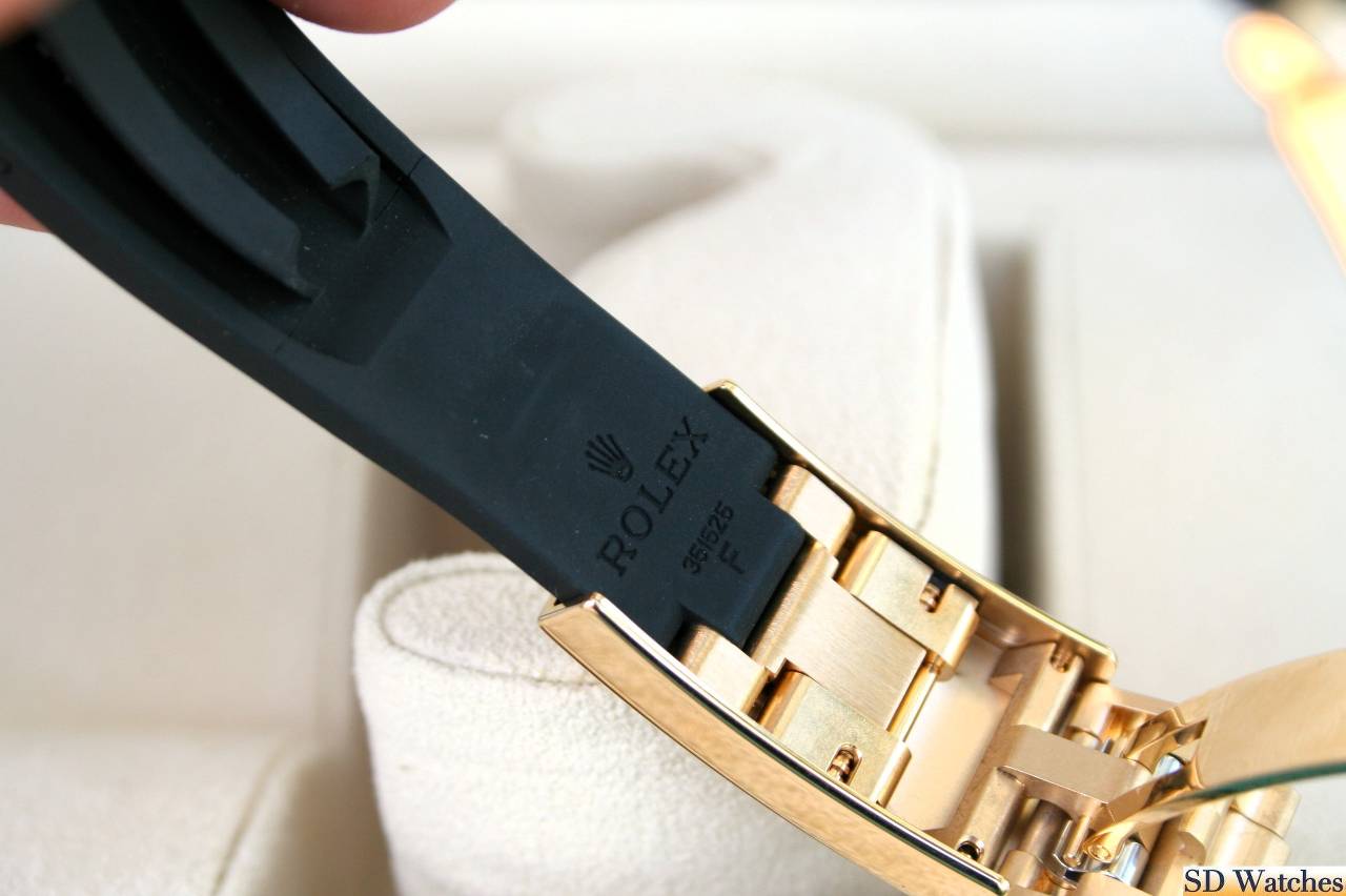 Role_x Yacht master Silicon band gold black Virat kholi watch (with og box)