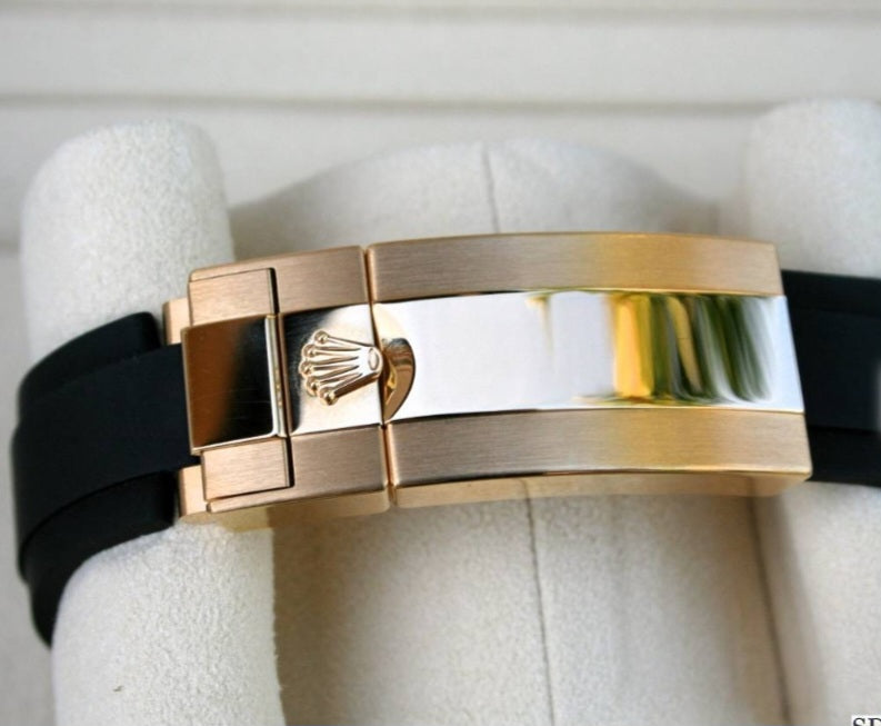 Role_x Yacht master Silicon band gold black Virat kholi watch (with og box)