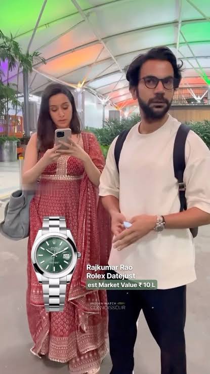 Role_x Green dial Silver metal Belt Watch Rajkumar Rao (with og box)